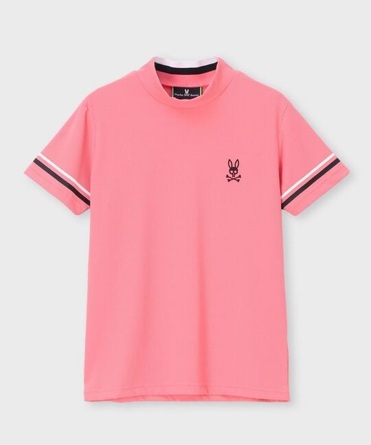 [GOLF][WOMEN]スリーブライン モックネックTシャツ