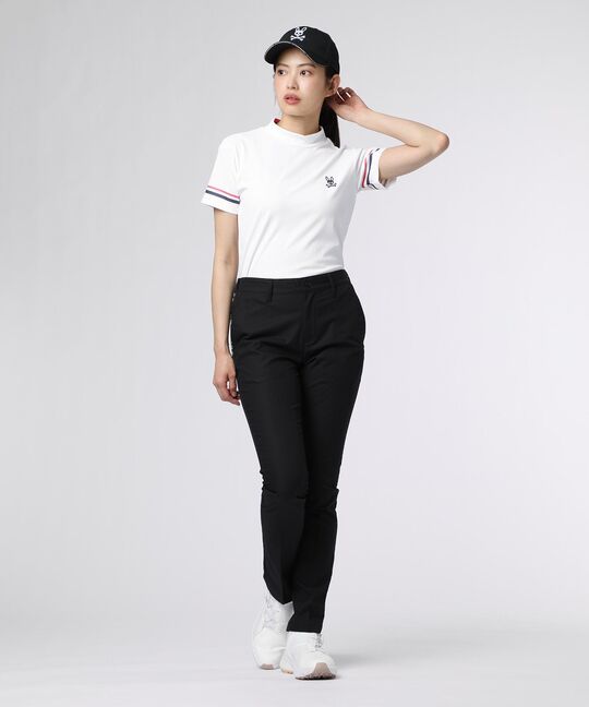 [GOLF][WOMEN]スリーブライン モックネックTシャツ