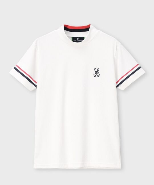 [GOLF][WOMEN]スリーブライン モックネックTシャツ
