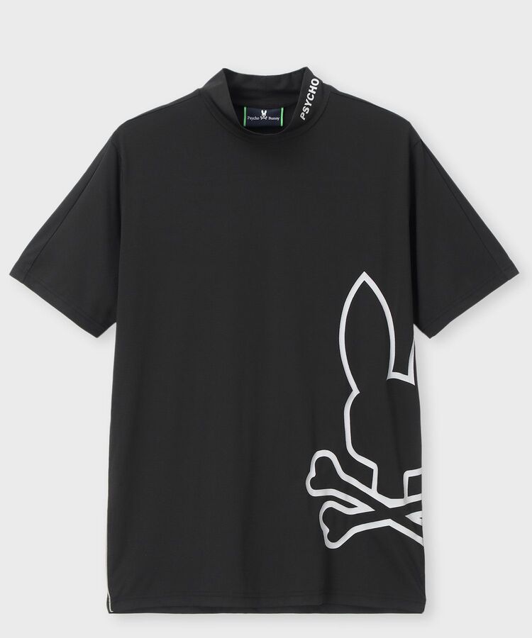 GOLF] パイピング シルエットロゴ モックネックTシャツ｜Psycho