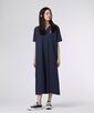 [WOMEN]ポンチ キーネック ワンピース