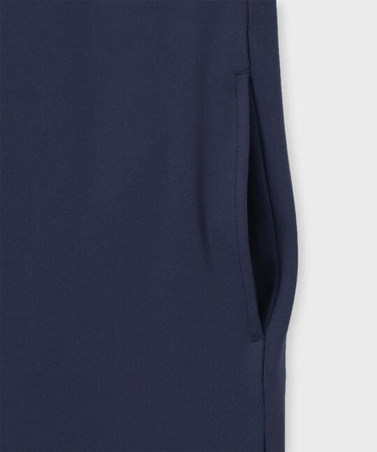 [WOMEN]ポンチ キーネック ワンピース
