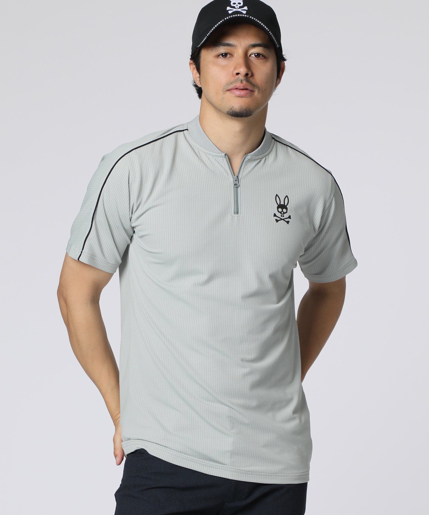 GOLF] ハーフジップ ヘンリーネックTシャツ｜Psycho Bunny
