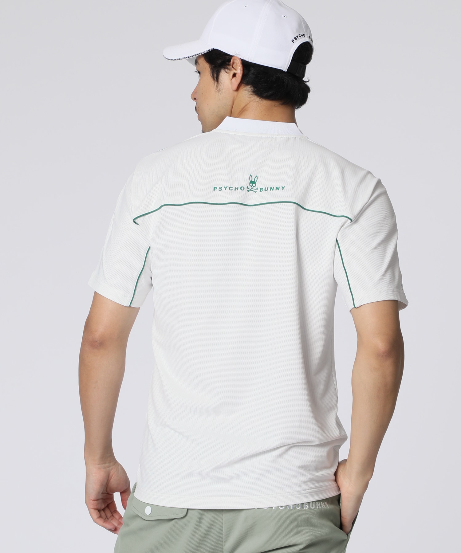 PSYCHO BUNNY [GOLF] ハーフジップ ヘンリーネックTシャツ GOLF] ハーフジップ ヘンリーネックTシャツ｜Psycho Bunny