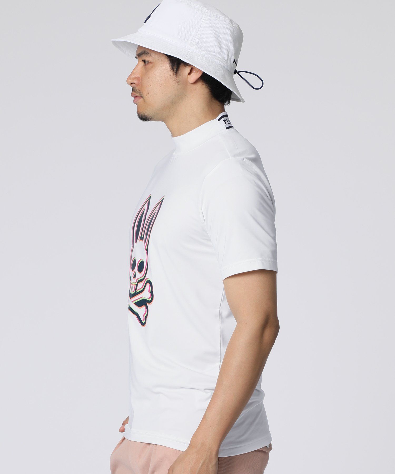 GOLF] 3Dカラーロゴ モックネックTシャツ｜Psycho Bunny｜サイコ