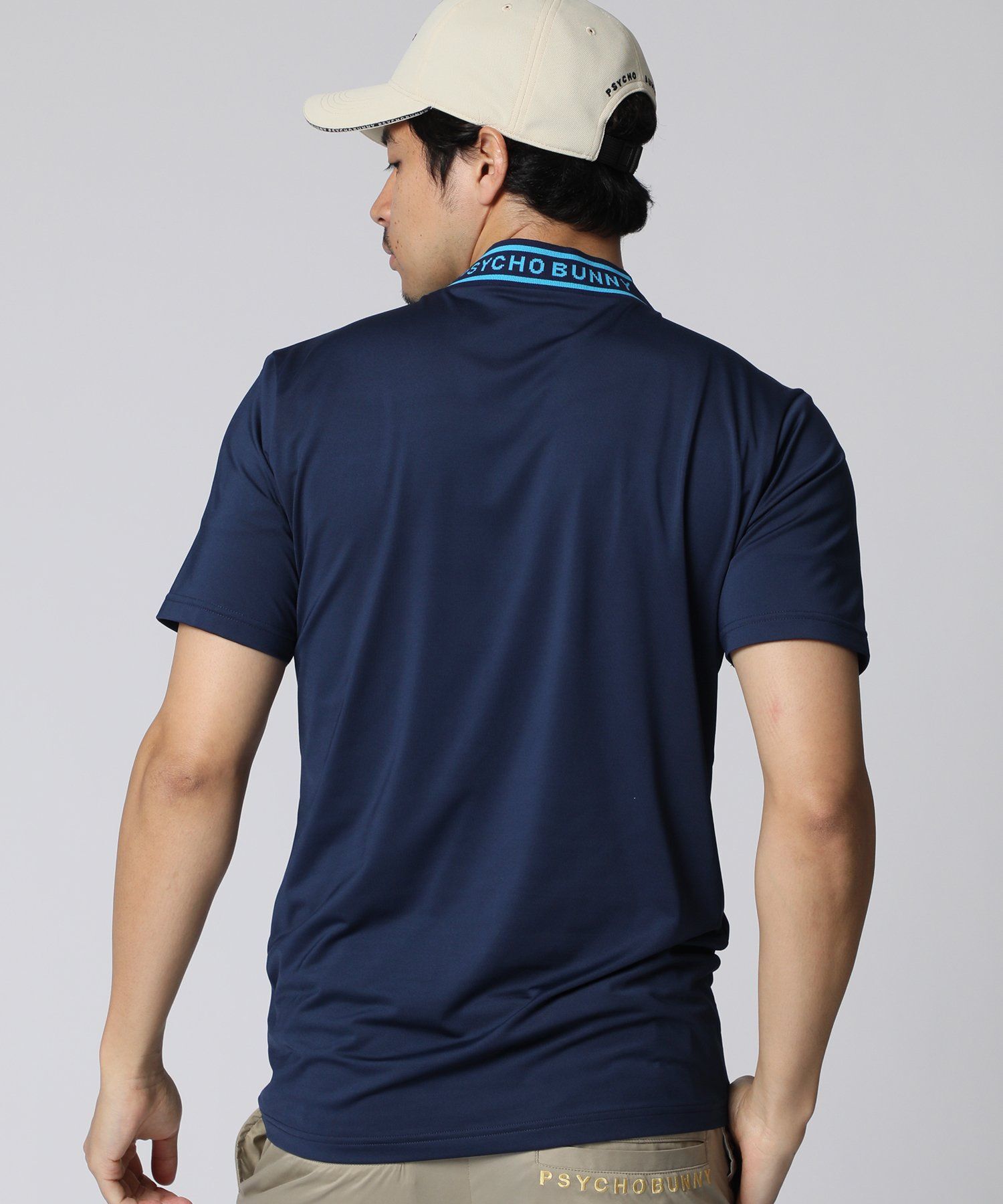 GOLF] 3Dカラーロゴ モックネックTシャツ｜Psycho Bunny｜サイコ