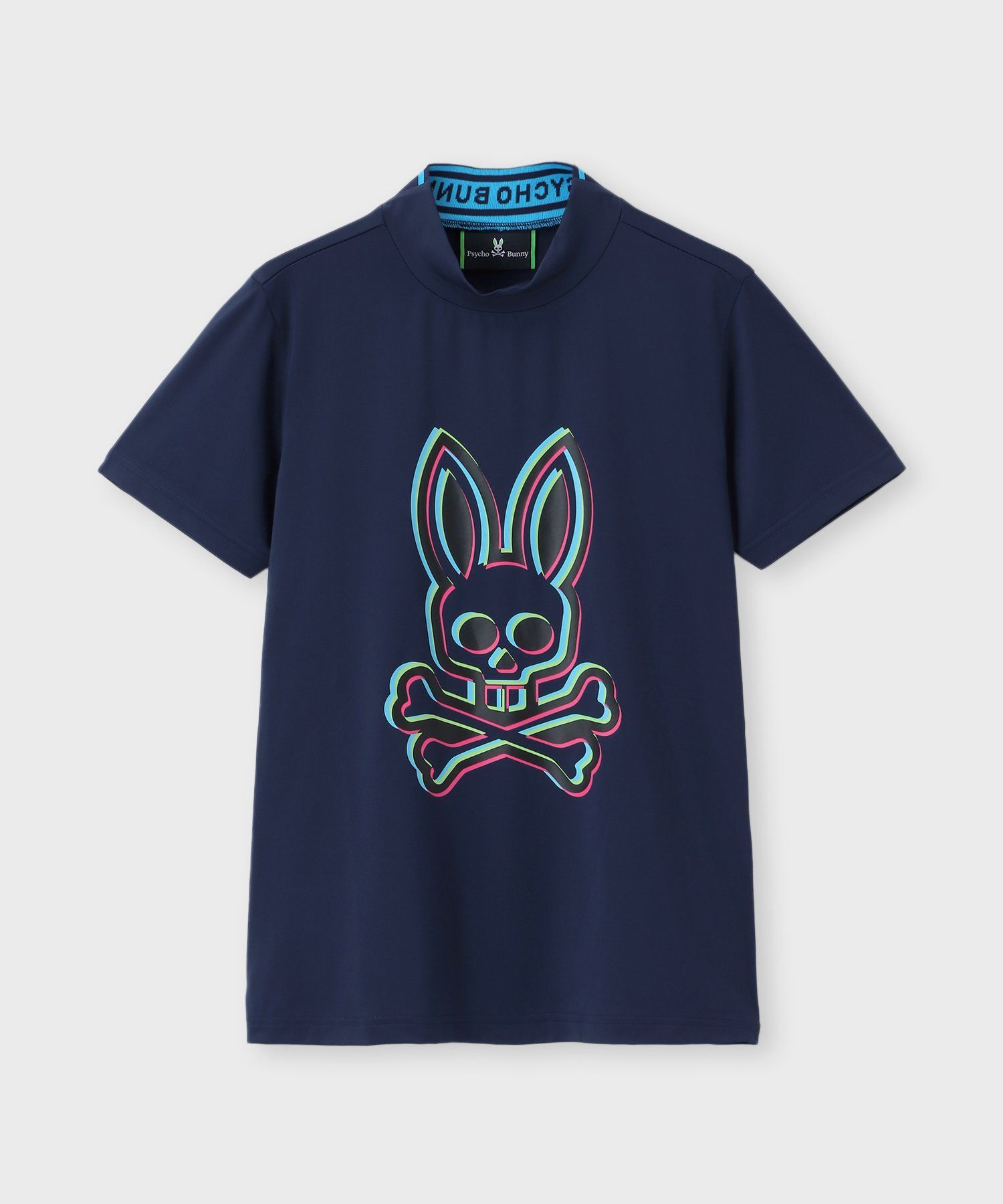 GOLF][WOMEN] 3Dカラーロゴ モックネックTシャツ｜Psycho Bunny