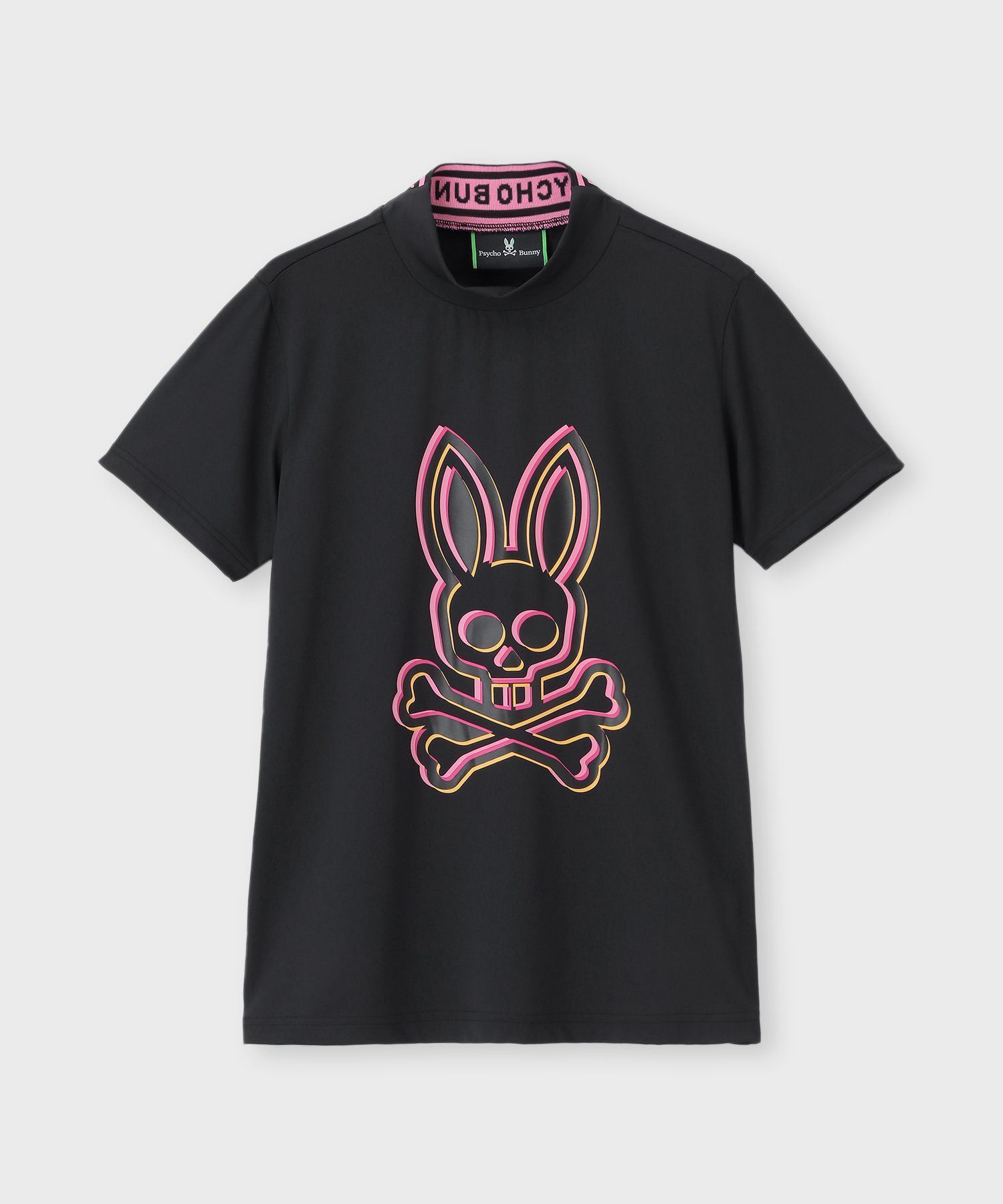 GOLF][WOMEN] 3Dカラーロゴ モックネックTシャツ｜Psycho Bunny