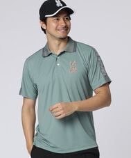 [GOLF] 3Dカラーロゴ ショルダーライン ポロシャツ