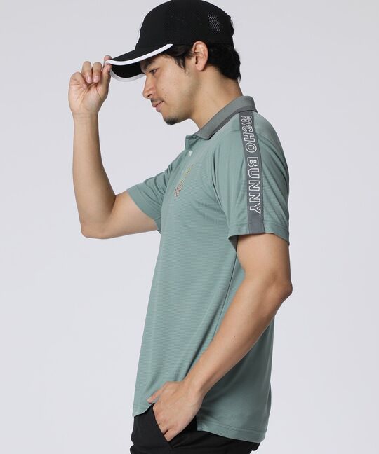 [GOLF] 3Dカラーロゴ ショルダーライン ポロシャツ