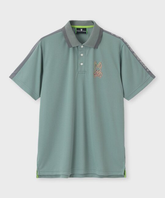 [GOLF] 3Dカラーロゴ ショルダーライン ポロシャツ