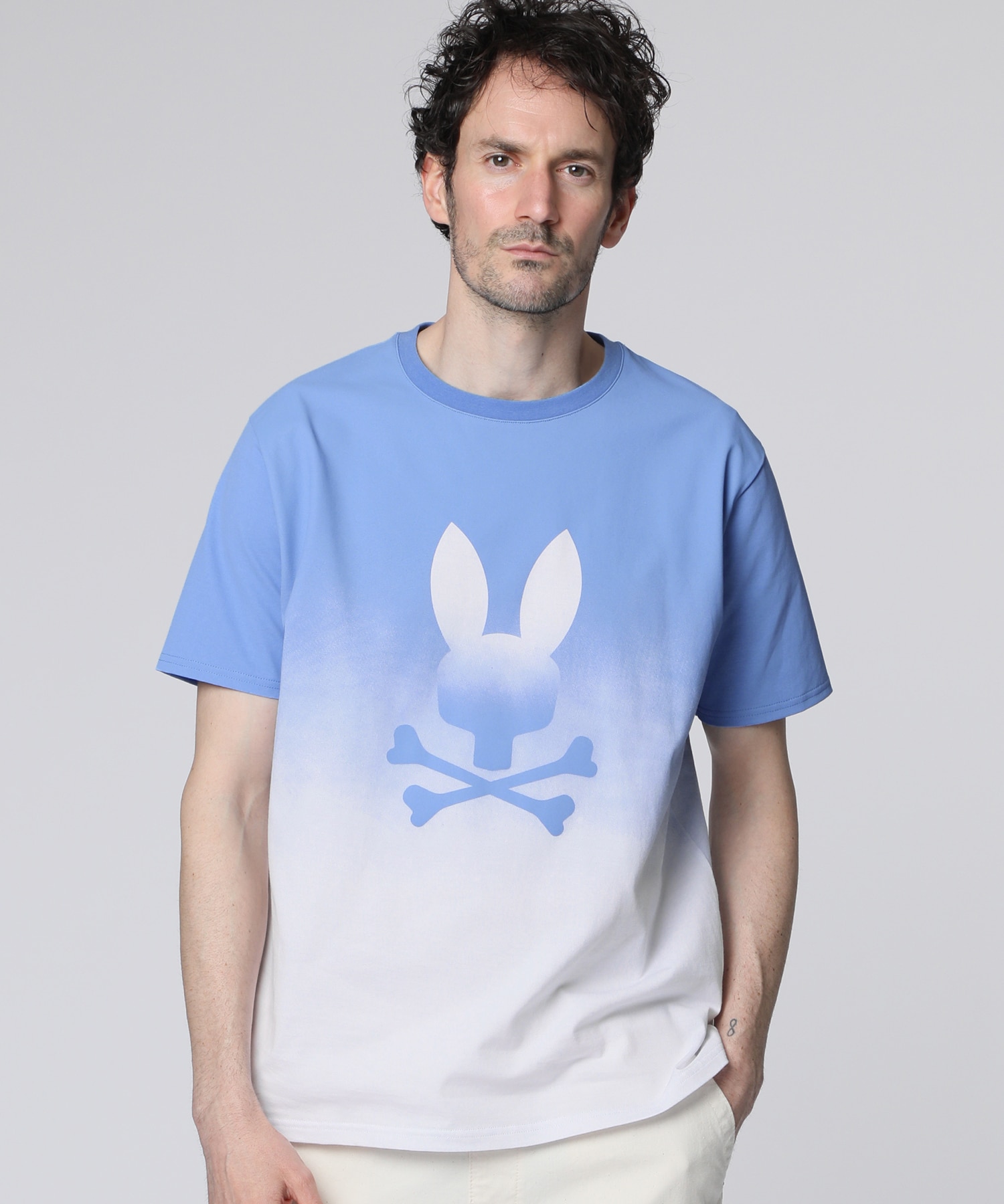 売れ筋ランキングも グラデーション Bunny Tシャツ｜Psycho シルエットバニー レディースウェア