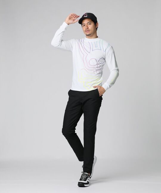 [GOLF]グラデーションビッグバニー モックネックTシャツ