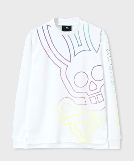 [GOLF]グラデーションビッグバニー モックネックTシャツ