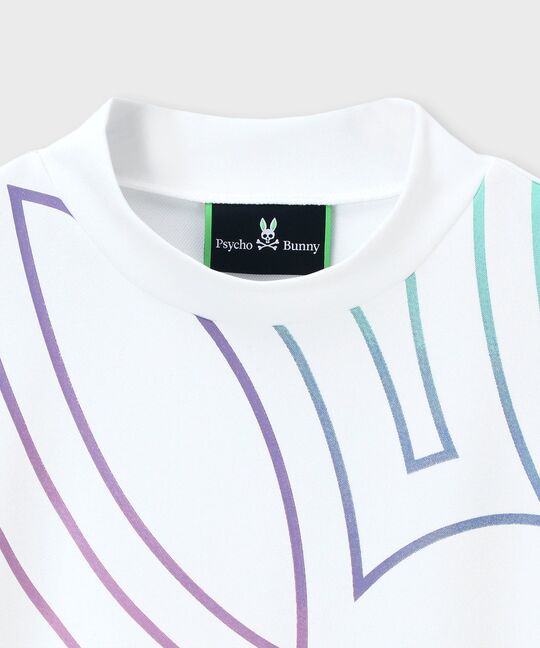 [GOLF]グラデーションビッグバニー モックネックTシャツ