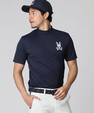 GOLF]スペースマスター ジャガードロゴ 半袖モックネック