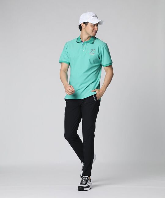 [GOLF]WAVE リサイクルストレッチメッシュ ポロシャツ