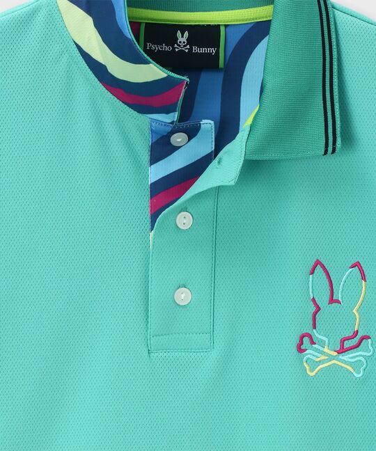 [GOLF]WAVE リサイクルストレッチメッシュ ポロシャツ