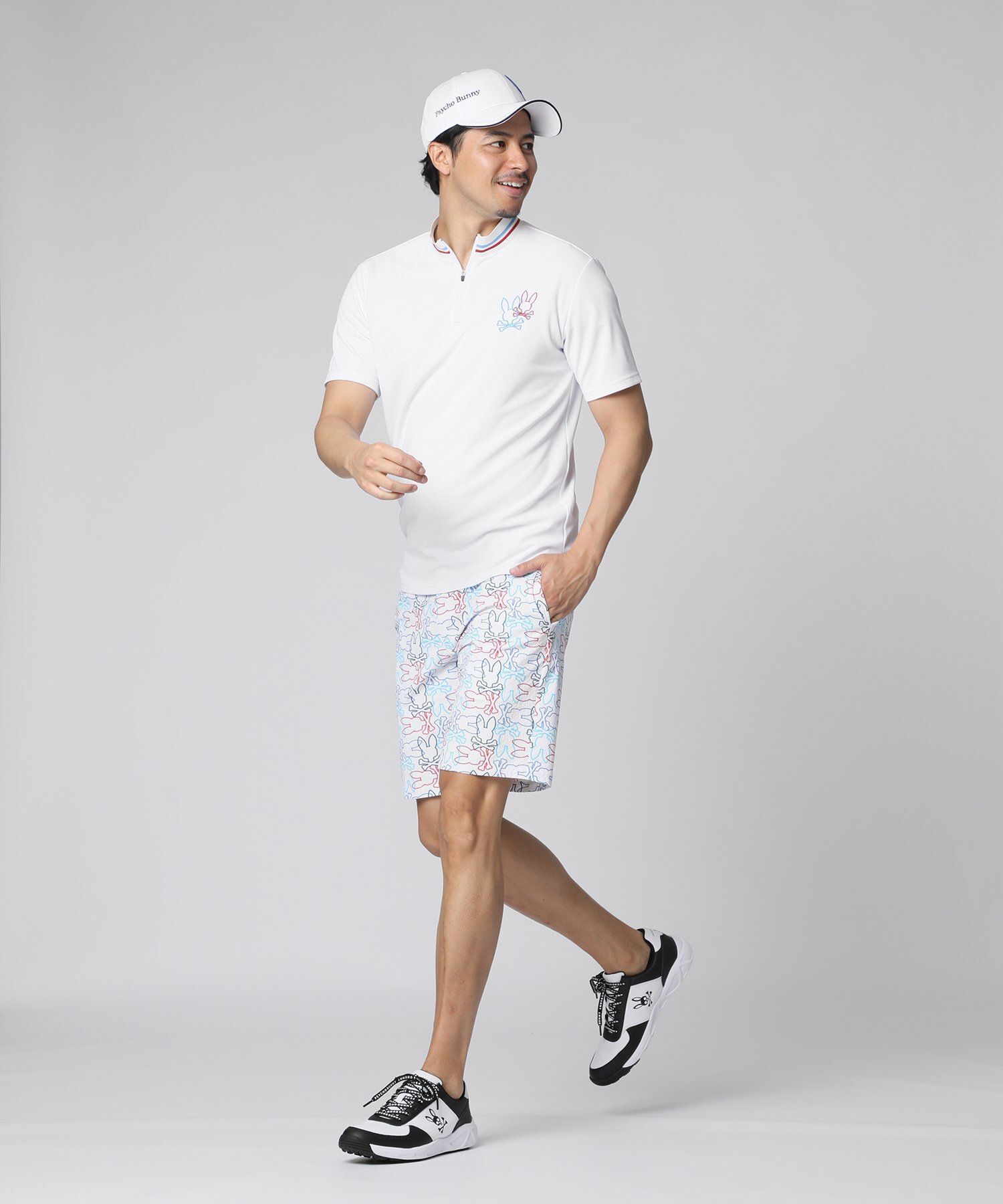 最も優遇 GOLF]トリコカラー アウトラインバニー ショーツ｜Psycho Bunny ダイエットドリンク