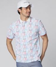 [GOLF]トリコカラー アウトラインバニー ポロシャツ