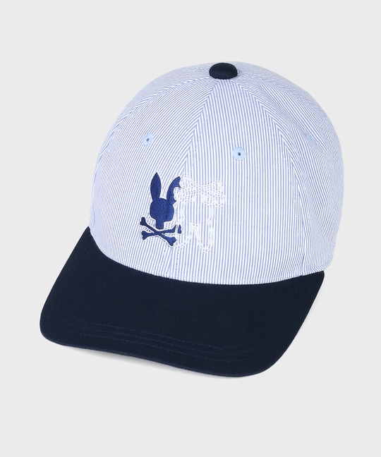 [GOLF]サッカーストライプ 2TONEシルエットロゴ キャップ