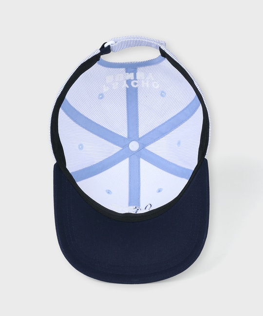 [GOLF]サッカーストライプ 2TONEシルエットロゴ キャップ