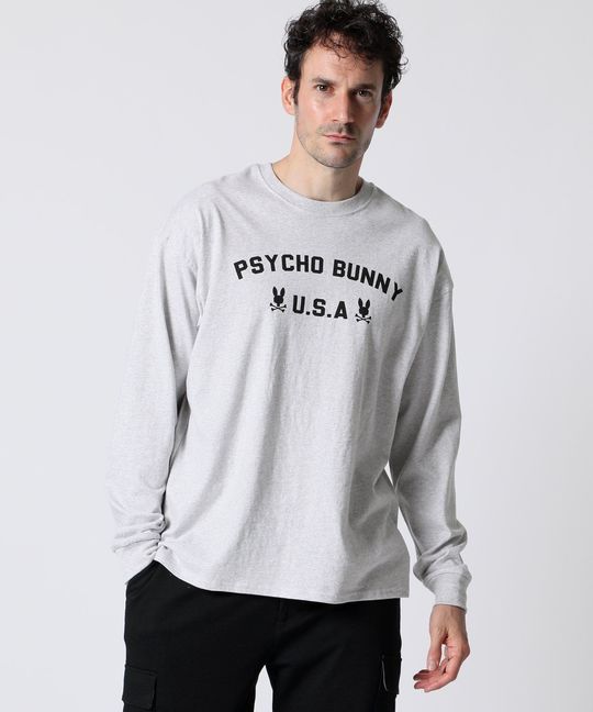 RUSSELL × Psycho Bunny コラボ ロングスリーブTシャツ