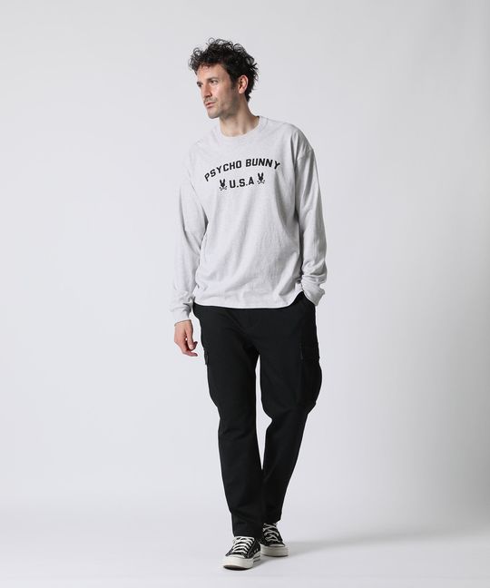 RUSSELL × Psycho Bunny コラボ ロングスリーブTシャツ