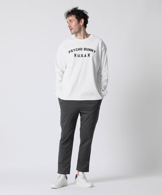 RUSSELL × Psycho Bunny コラボ ロングスリーブTシャツ