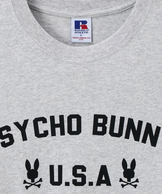 RUSSELL × Psycho Bunny コラボ ロングスリーブTシャツ
