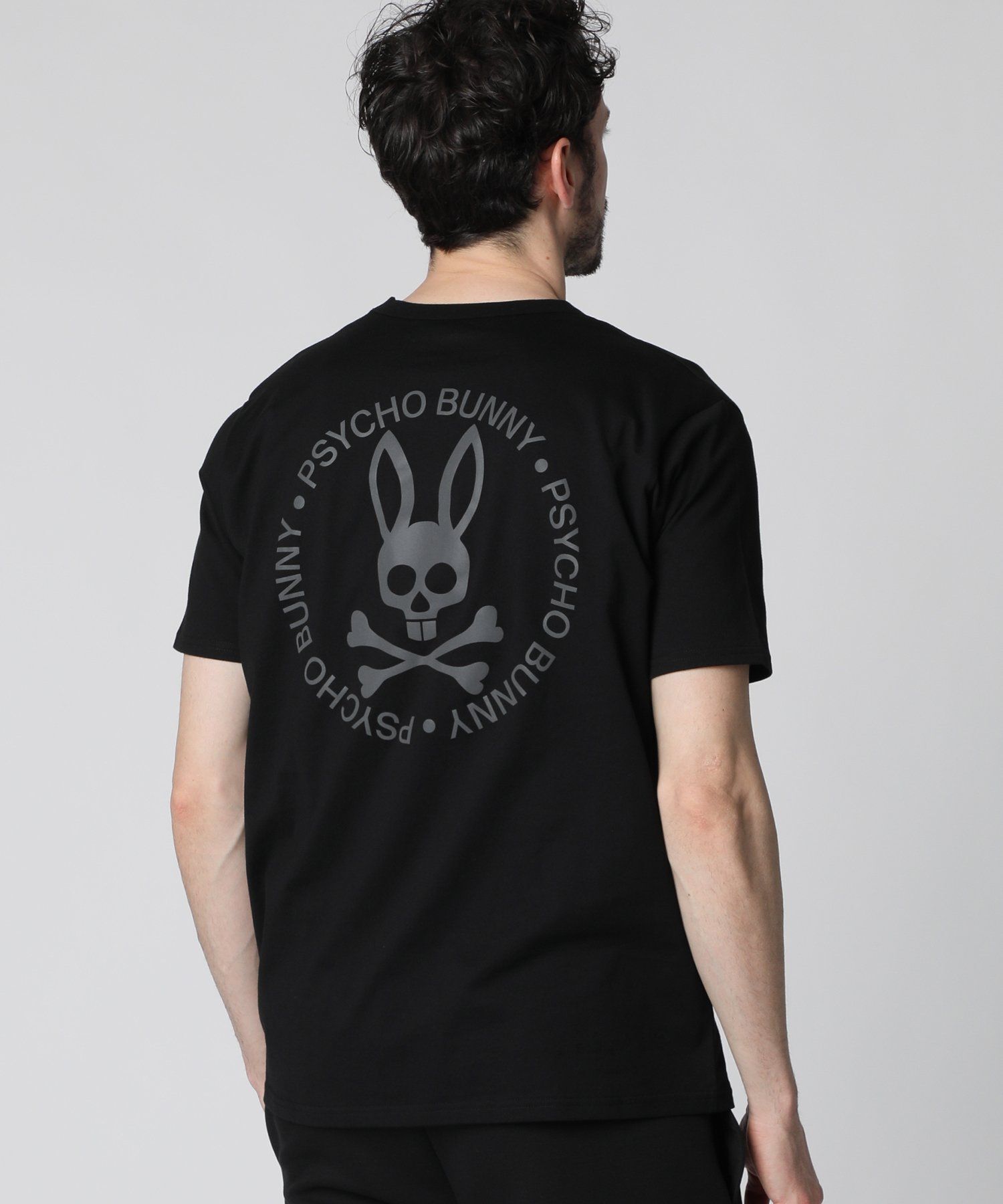 激安通販サイト 人気 EC限定]CROSBY Bunny Tシャツ｜Psycho リフレクトプリント メンズウェア