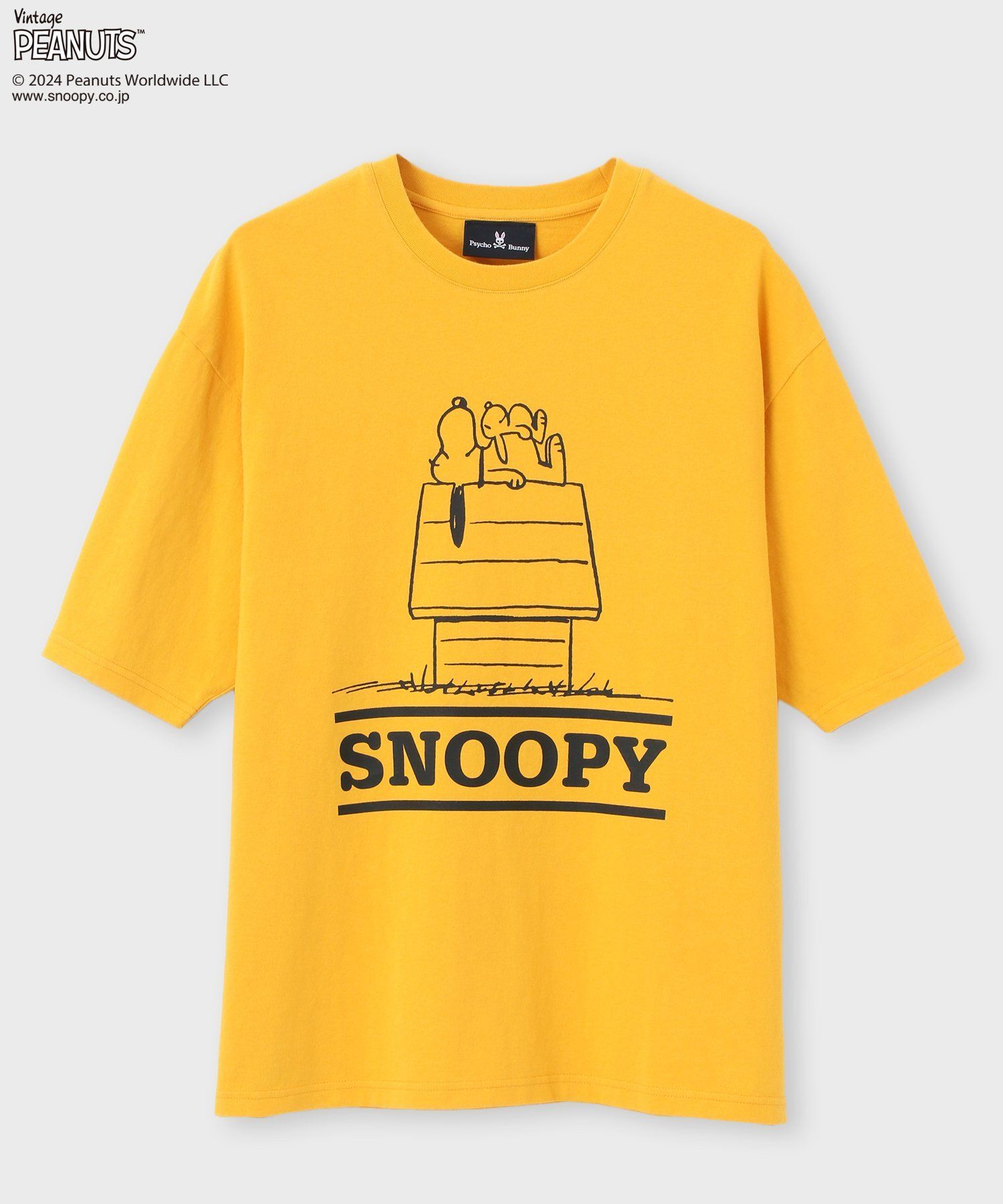 サイコバニー PSYCHO BUNNY PEANUTS スヌーピー半袖Tシャツ PEANUTS×Psycho Bunny Tシャツ｜Psycho Bunny｜サイコバニー