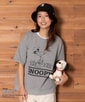 [WOMEN]PEANUTS×Psycho Bunny オーバーサイズ スウェット