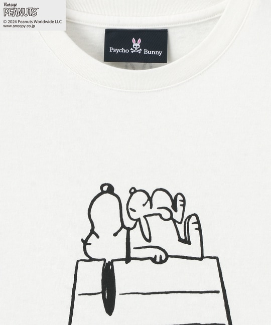 [WOMEN]PEANUTS×Psycho Bunny Tシャツ