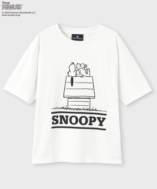 [WOMEN]PEANUTS×Psycho Bunny Tシャツ