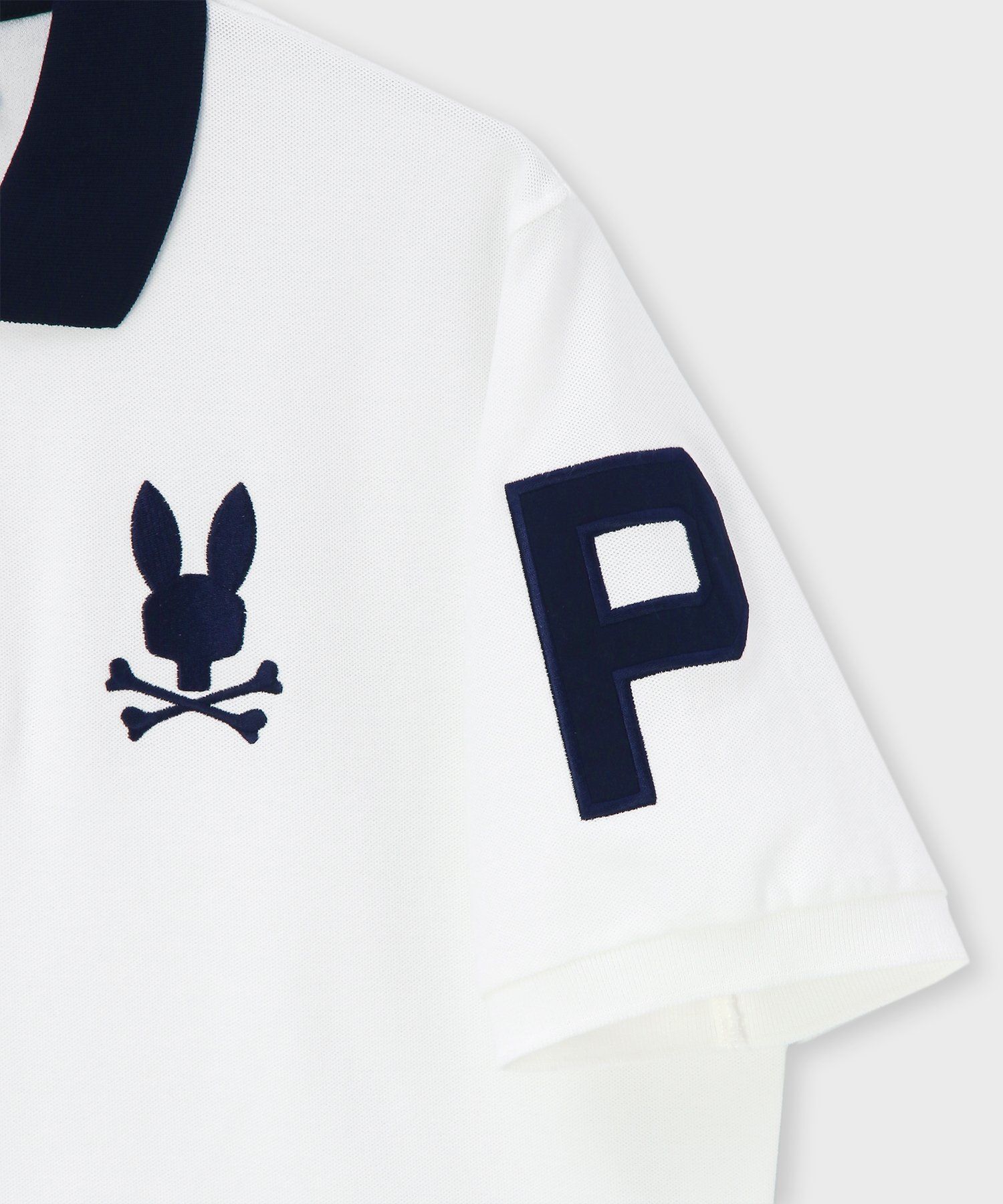 Psycho Bunny サイコバニー ポロシャツ ホワイト コットン Psycho Bunny Online Shop（メンズ） ｜Psycho Bunny｜サイコ