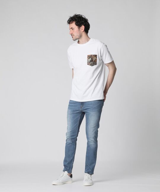 [LIBERTY]ボタニカルプリント ポケット Tシャツ