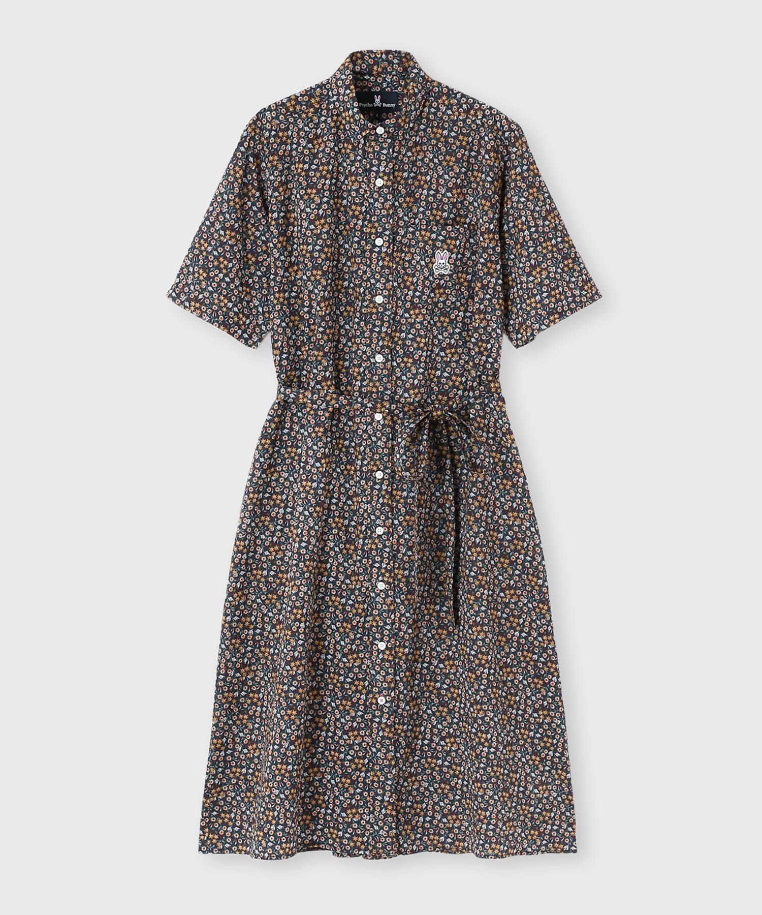 [Salvatore Ferragamo]ブロッサムプリントシャツワンピース Ferragamo Blossomプリント シャツ | ホワイト | FARFETCH JP
