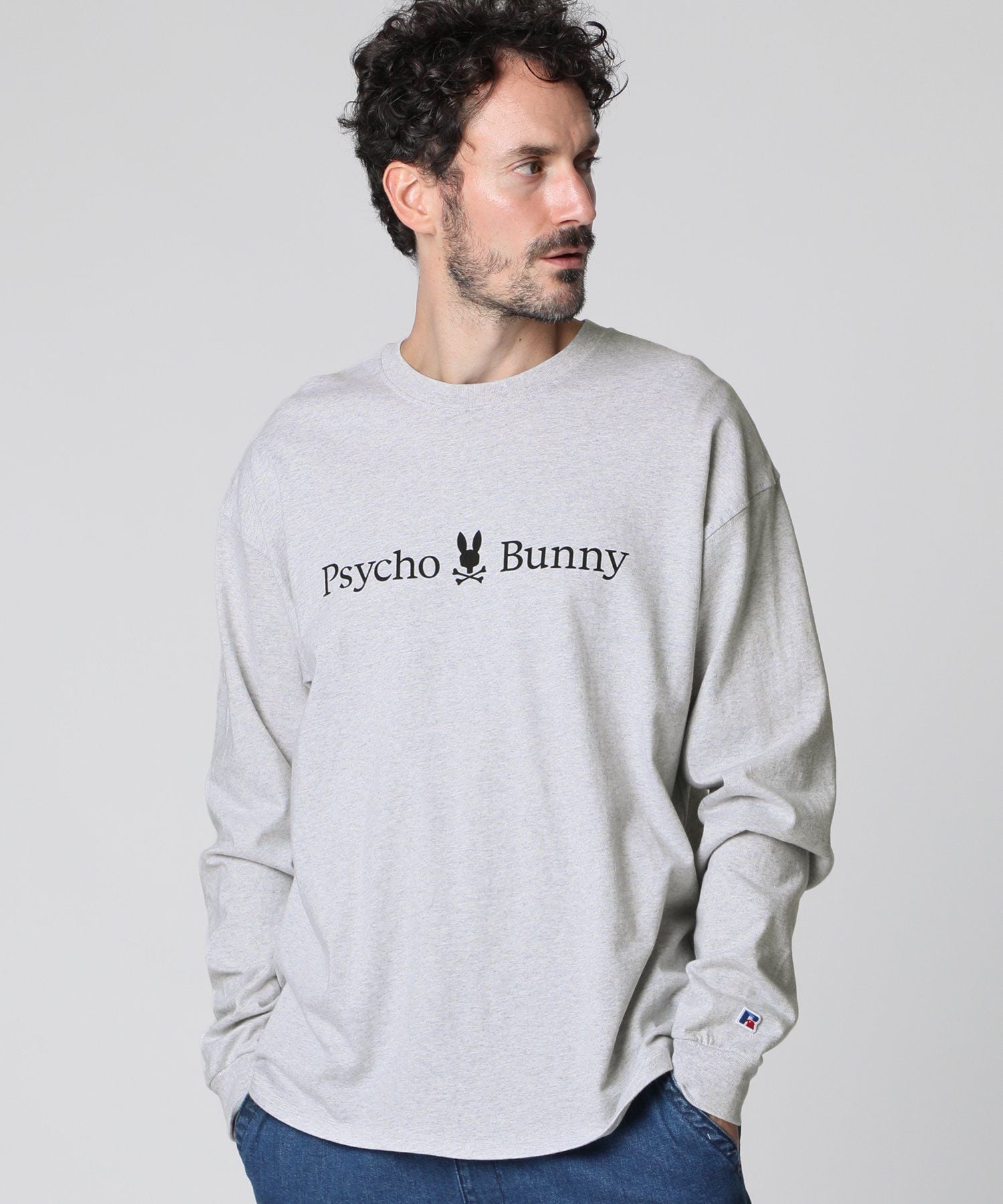 RUSSELL×Psycho Bunny コラボ ロングスリーブTシャツ｜Psycho