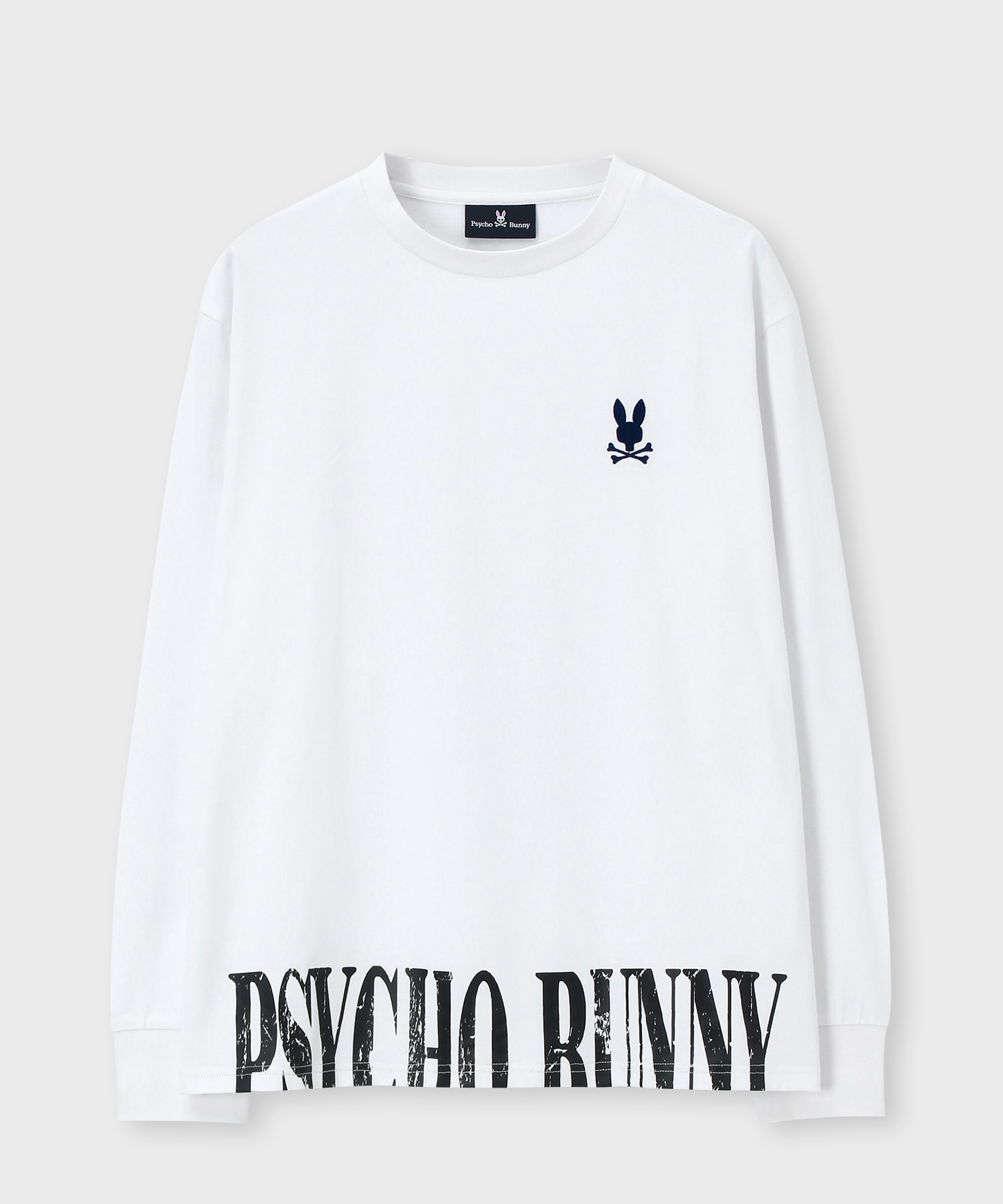 グランジロゴ ロングスリーブTシャツ｜Psycho Bunny｜サイコ
