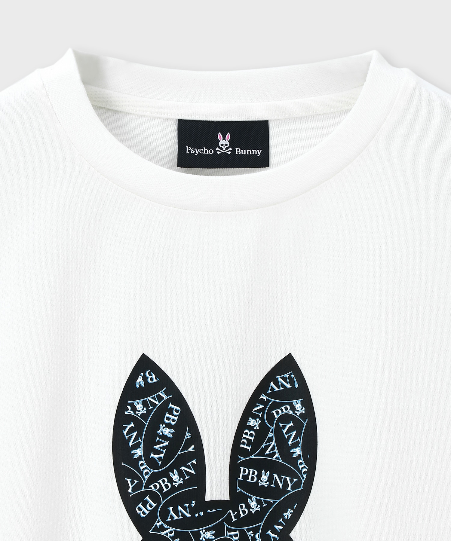 ロゴステッカーデザイン ロングスリーブTシャツ｜Psycho Bunny