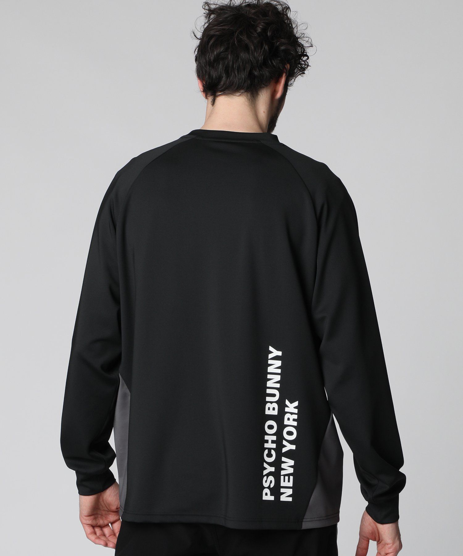 切替デザイン ロングスリーブTシャツ[SPORTS]｜Psycho Bunny