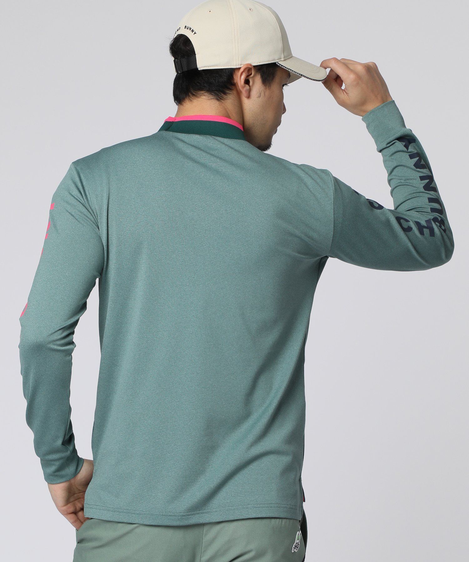 サイコバニー・GOLF メランジライク ロングスリーブTシャツ GOLF]メランジライク ロングスリーブTシャツ｜Psycho Bunny