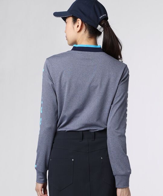 [GOLF][WOMEN]メランジライク ロングスリーブTシャツ
