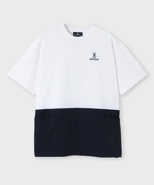 WILD THINGS × Psycho Bunny コラボ レジャーポケット Tシャツ