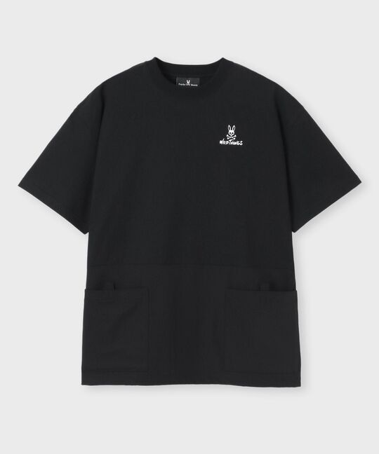 WILD THINGS × Psycho Bunny コラボ レジャーポケット Tシャツ