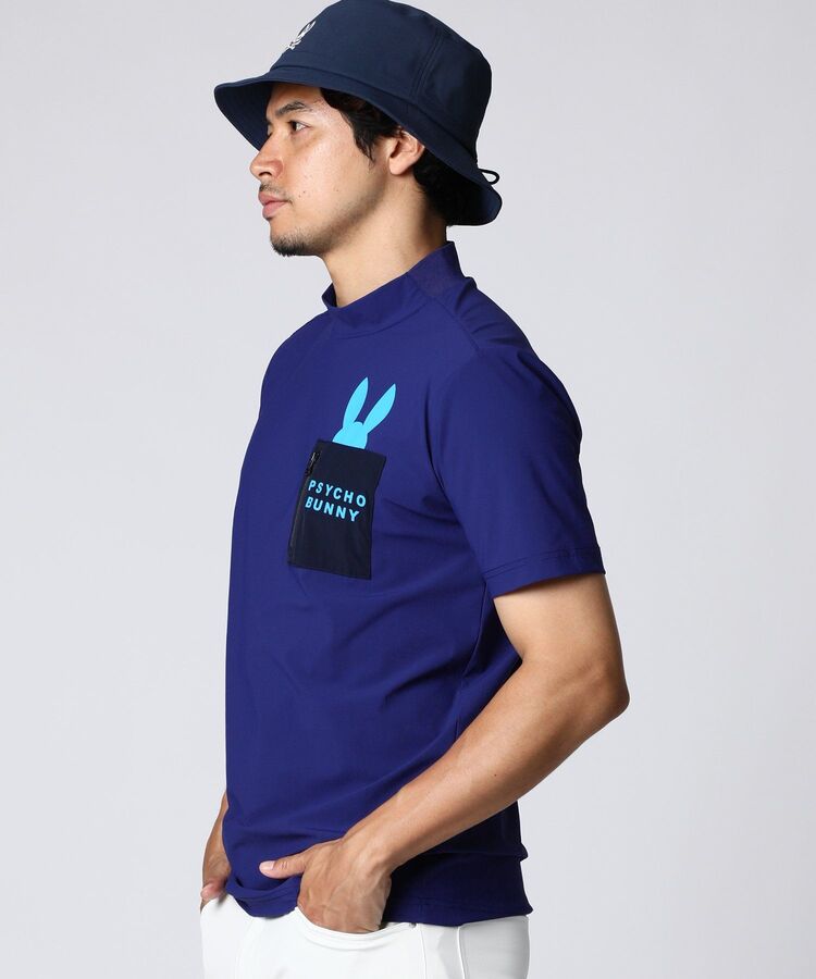 GOLF] ポケットバニーモックネックTシャツ｜Psycho Bunny