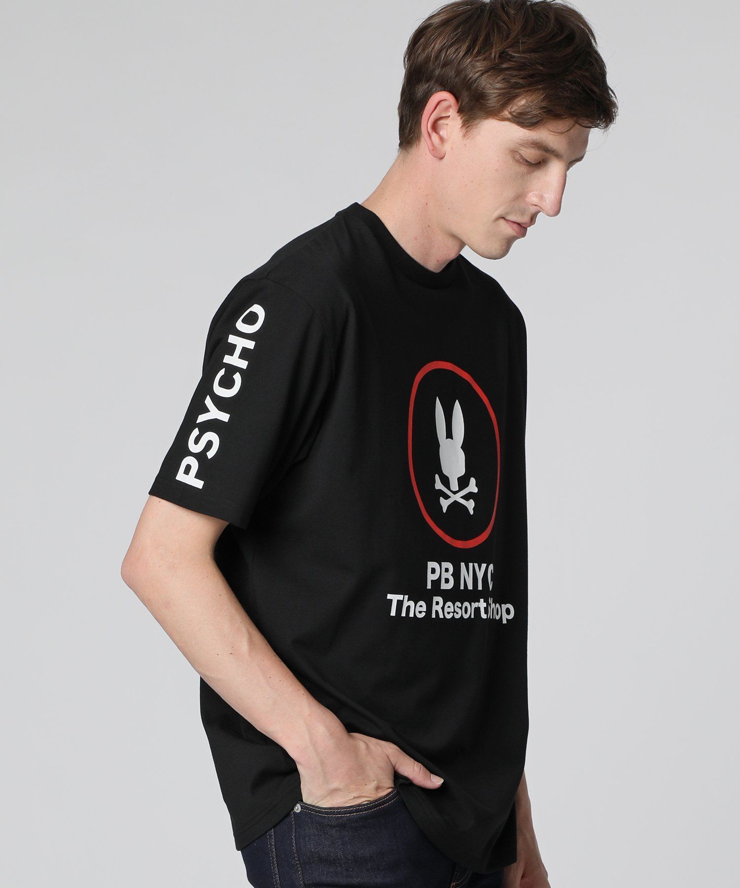 EC限定]スーベニアアートワーク Tシャツ｜Psycho Bunny｜サイコ