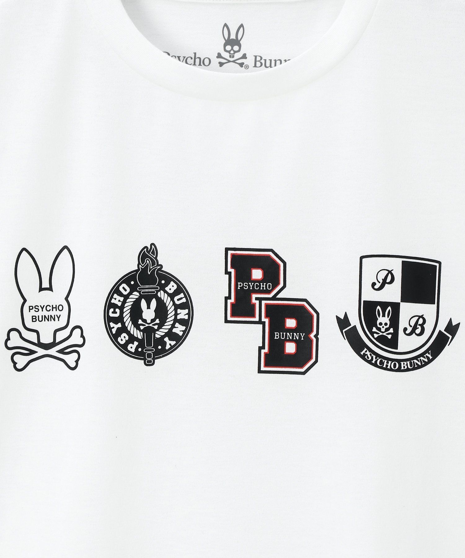 EC限定]アーカイブカレッジロゴ Tシャツ｜Psycho Bunny｜サイコ