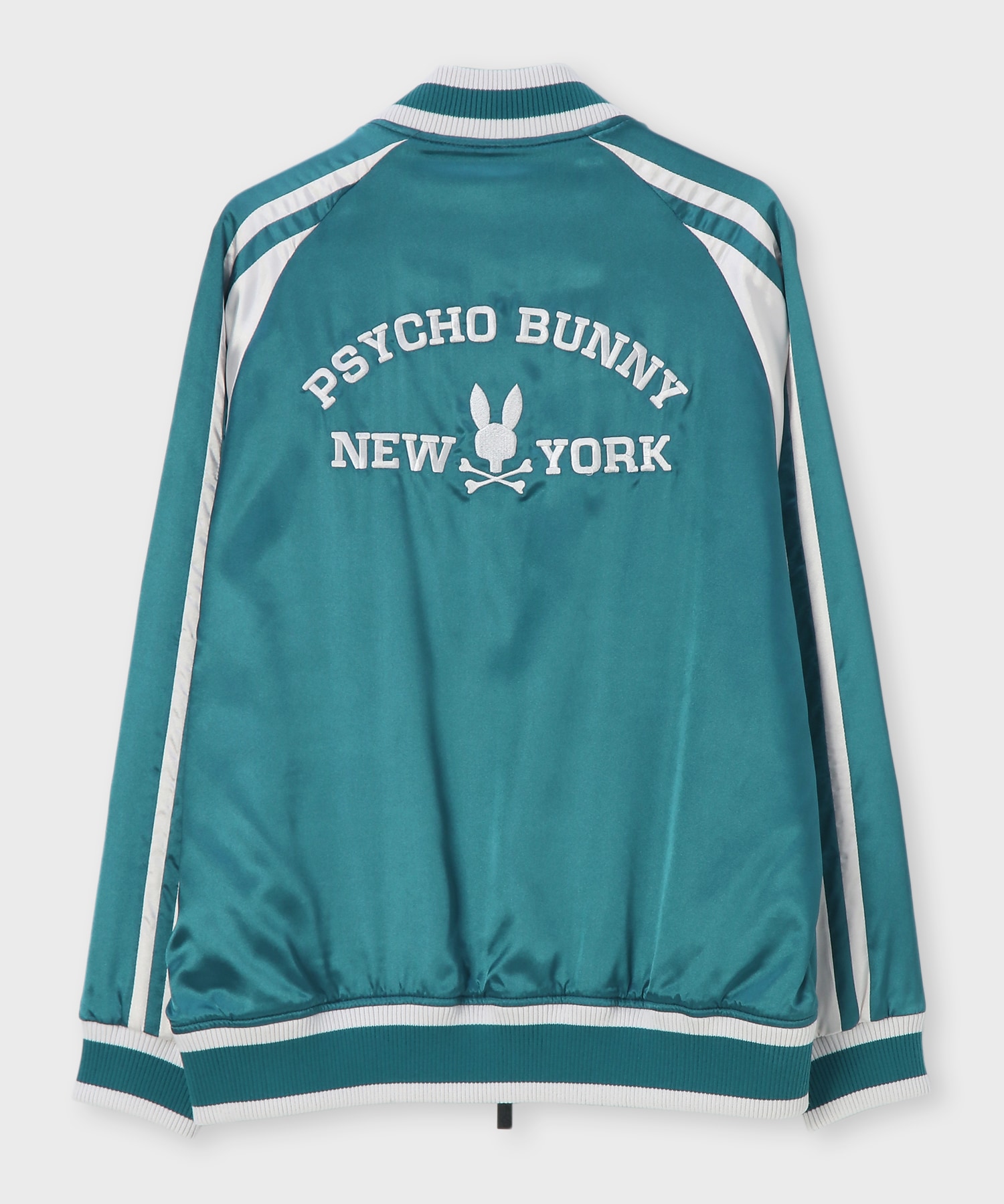 EC限定]SKOOKUM × PsychoBunny バニーロゴ スカジャン｜Psycho